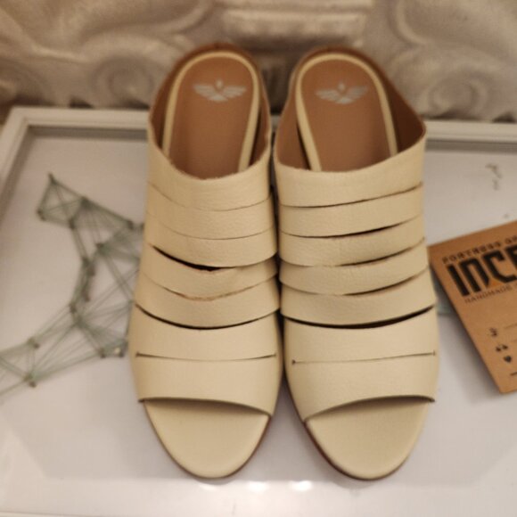 Fortress Of Inca "Gaby" Peep Toe Sandals. NIB. Size 9 - Picture 5 of 11